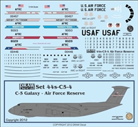 1:144 USAF 'Air Force Reserve' C5 Galaxy
