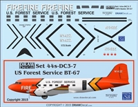 1:144 U.S. Forest Service Douglas DC-3 / Basler BT67