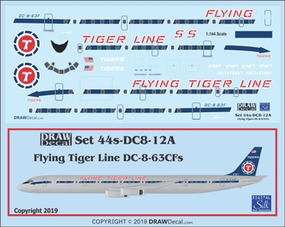 1:144 Flying Tiger Line Douglas DC-8-63CF