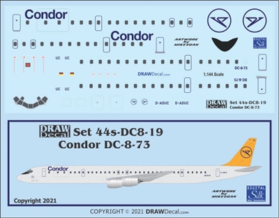 1:144 Condor Douglas DC-8-73