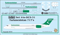 1:144 Turkmenistan Boeing 717-200