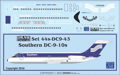 1:144 Southern Airways Douglas DC-9-10