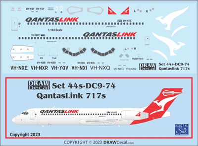 1:144 QANTAS Link Boeing 717-200