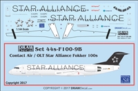 1:144 Contact Air / OLT 'Star Alliance" Fokker 100 (version 1)