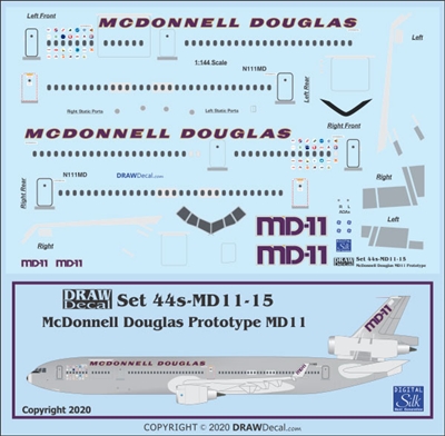 1:144 McDonnel Douglas McDD MD-11 - First Prototype