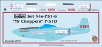 1:144 N.A. P.51D Mustang "Mr Choppers"