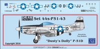 1:144 N.A. P-51D Mustang  "Dusty's Dolly"