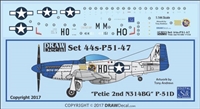 1:144 N.A. P-51D Mustang  "Petie 2nd" N314BG