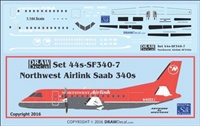 1:144 Northwest Airlink Saab 340B