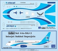 1:144 Interjet Sukhoi Superjet 100