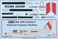 1:48 Airborne Express Cessna 500 Citation 1