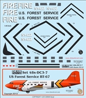 1:48 U.S. Forest Service Douglas DC-3 / Basler BT67