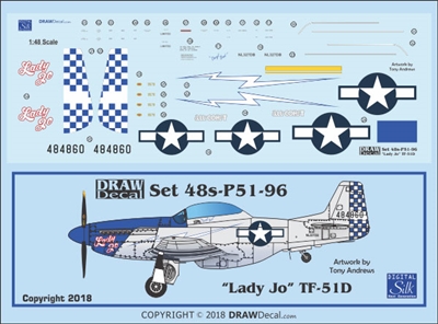 1:48 N.A. TF-51D Mustang "Lady Jo"