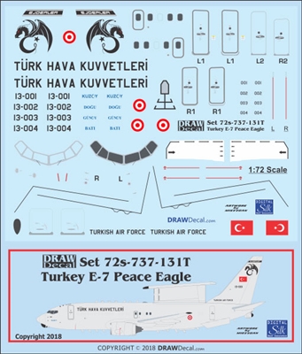 1:72 Turkish Air Force Boeing E-7 'Peace Eagle'