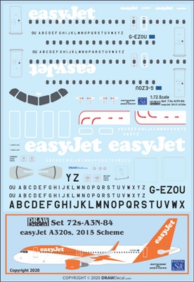 1:72 EasyJet (2015 cs)  Airbus A.320