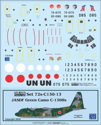 1:72 Japan Air Self Defence Force C-130H Hercules (green cs)