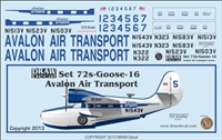 1:72 Avalon Air Transport Grumman Goose