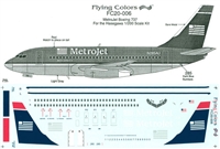 1:200 MetroJet Boeing 737-200