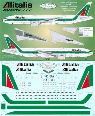 1:200 Alitalia Boeing 777-200