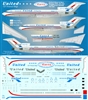 1:200 United Airlines 'Stars & Bars' Boeing 727's