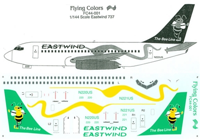 1:144 Eastwind Boeing 737-200