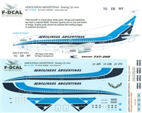 1:144 Aerolineas Argentinas Boeing 737-200