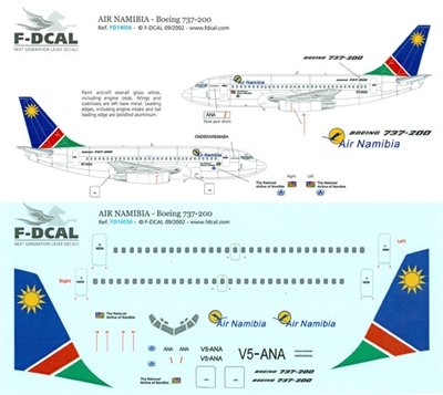 1:144 Air Namibia Boeing 737-200
