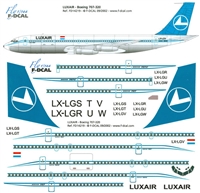 1:144 Luxair Boeing 707-320