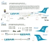 1:144 Luxair Embraer 145