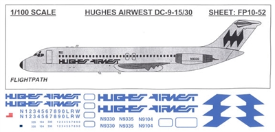 1:100 Hughes Airwest DC-9-10/-30 *Sold Out*