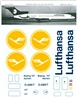 1:144 Lufthansa Boeing 727-200