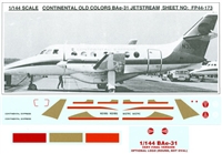1:144 Continental Express Bae. 3100 Jetstream 31