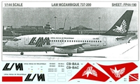 1:144 LA Mozambique  Boeing 737-200