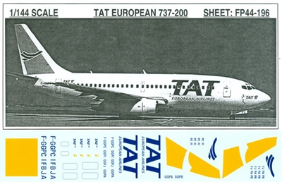 1:144 TAT France Boeing 737-200