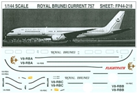 1:144 Royal Brunei Boeing 757-200