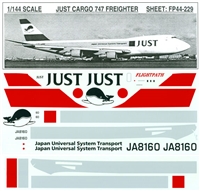1:144 JUST Cargo Boeing 747-200F