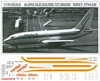 1:144 Aloha Boeing 737-200 / -300