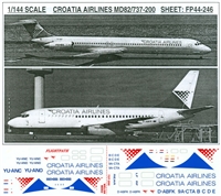 1:144 Croatia Airlines Boeing 737-200, McDD MD80