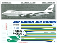 1:144 Air Gabon Boeing 747-200B