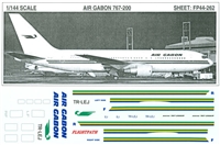 1:144 Air Gabon Boeing 767-200