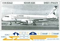 1:144 Novair Sweden Airbus A.320