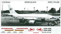 1:144 Interflug Airbus A.310-300