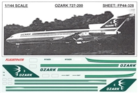 1:144 Ozark Airlines Boeing 727-200