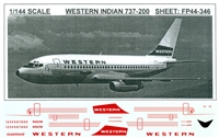 1:144 Western 'Indian Head' Boeing 737-200