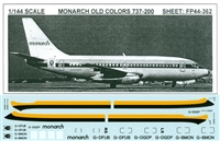 1:144 Monarch Boeing 737-200