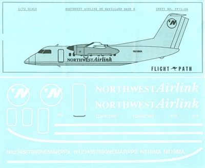 1:72 Northwest Airlink DHC-8 Dash 8