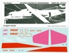1:72 Air West (pink & orange) Fokker F.27 Friendship