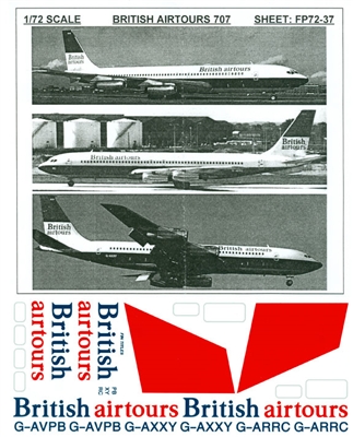 1:72 British Airtours Boeing 707-320B/-436