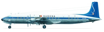 1:144 Douglas DC-7C, Sabena