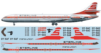 1:144 Se.210 Caravelle 12, Sterling Airways